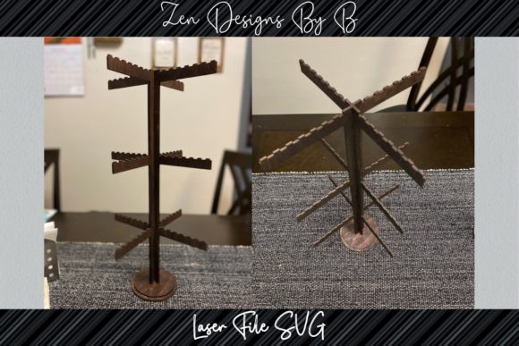 12 Tier Keychain Display Stand: Laser Cutting Review