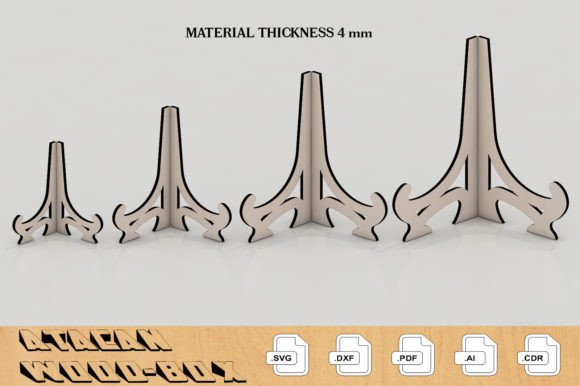 4MM Easel Wood Plate Holder: Laser Cutting Stands Review