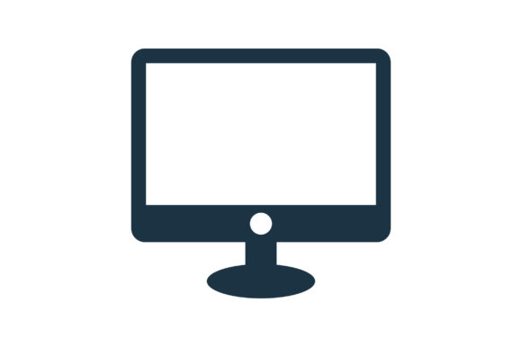 Desktop Monitor Icon: Premium Graphics and Icons