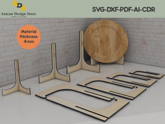 Easel Display Stand Files: Premium Graphics & Patterns
