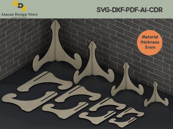 Easels Display Stand Files: Premium Graphics & Templates
