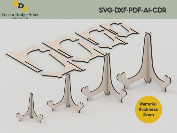 Easels for Display: Graphics & Graphic Templates