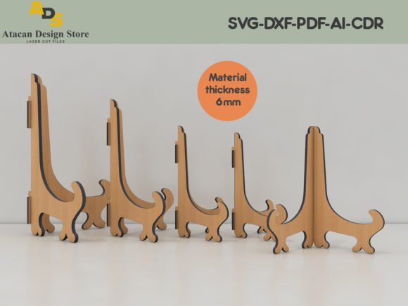 Easels Plate Display Stands: Premium Graphics & Illustrations