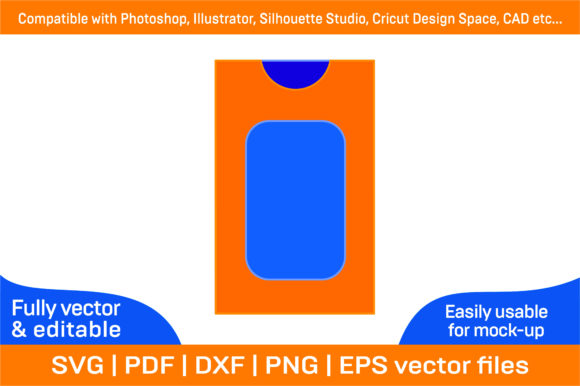 Invitation Display Envelope 5x8 Inch Die: Graphics & Print Templates