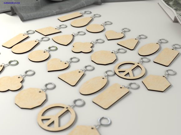 Keychain Cut Plans for Laser Cutting & Keychains