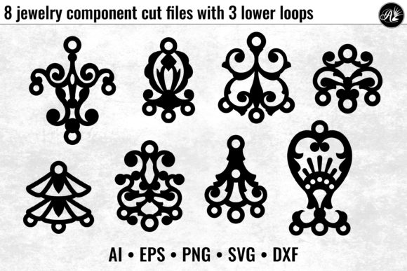 Laser Cutting Earrings: 8 Swirly Components Review