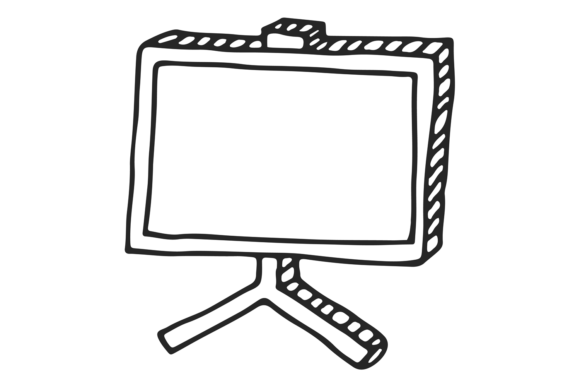 Monitor Doodle: Hand Drawn Graphics & Illustrations