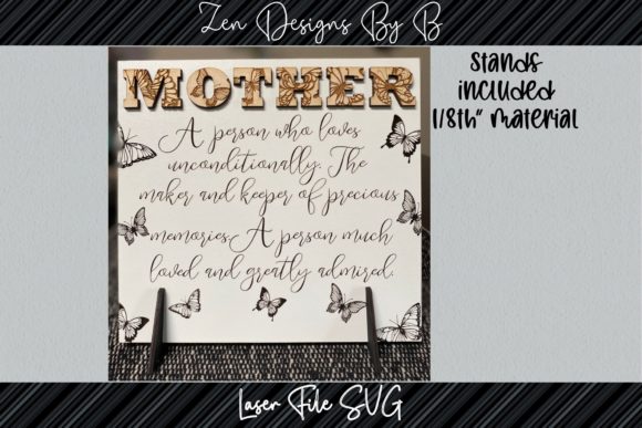Mother's Day Laser Sign with Butterflies Review