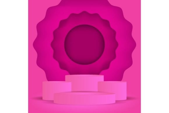Pink Abstract Display: Graphics & Graphic Templates