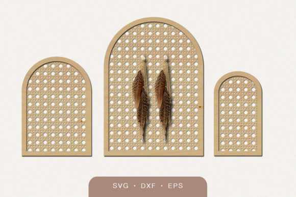 Rattan Arches: Laser Cutting Stands for Sellers