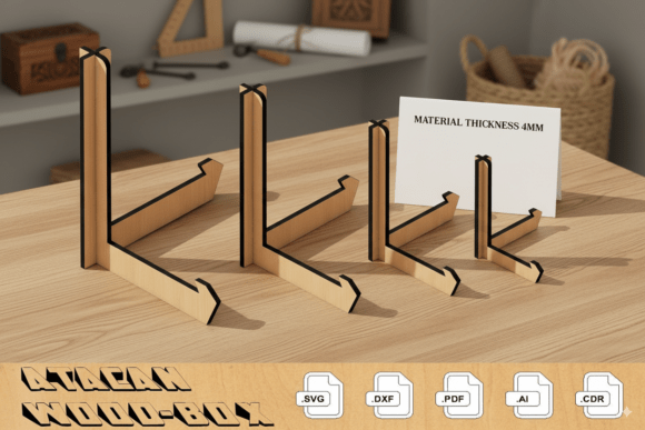 Review: 4mm Laser Cut Easel Display Stand for Makers