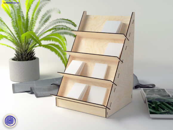 Tiered Display B: Laser Cutting Stands for Makers